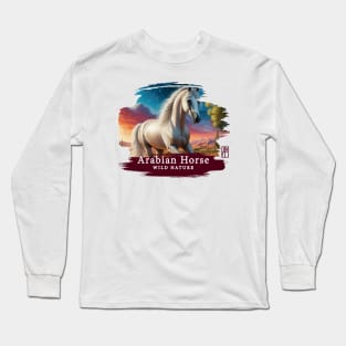 Arabian Horse - WILD NATURE - HORSE -16 Long Sleeve T-Shirt